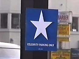Celebrity Parking Only!